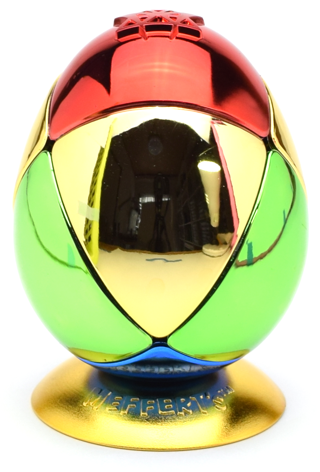 Meffert's 4 Colors Metallized Egg 2x2x2