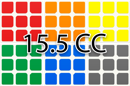 3x3 TORIBOステッカーセット 15.5mm CC (透明色)