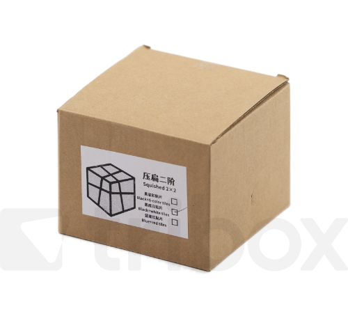 ZEPUZZLES Squished 2x2x2 White