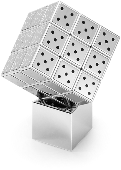 Stainless-Steel Twister Cube