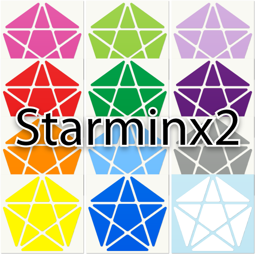 Starminx 2 TORIBOステッカーセット