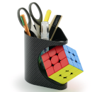 Cube & Pen Holder Black (カーボン調)