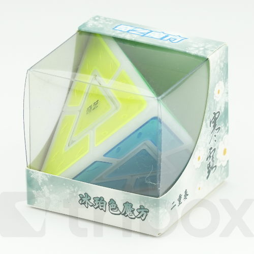 QiYi Pyraminx Duo Tiled (Icy Amber)