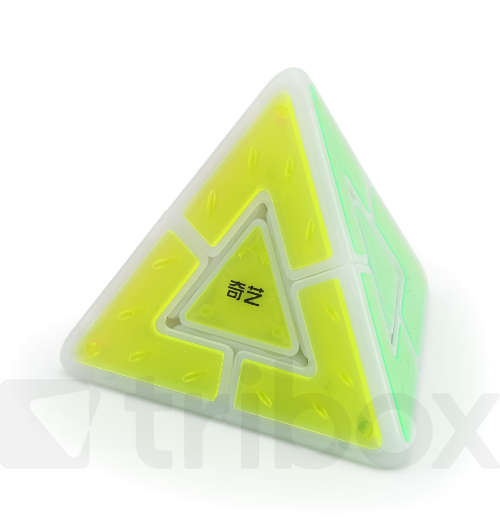 QiYi Pyraminx Duo Tiled (Icy Amber)