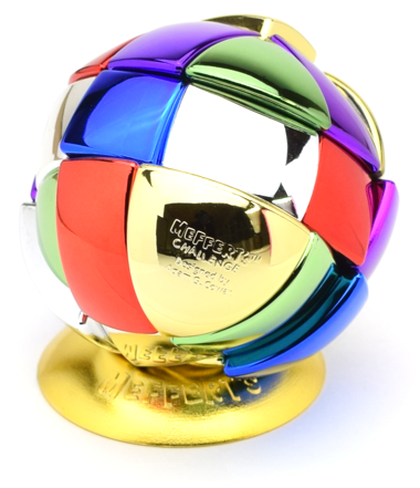 Meffert's 6 Colors Metallized Egg 3x3x3