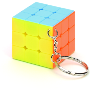 YuXin 3x3x3 Keychain Cube Stickerless