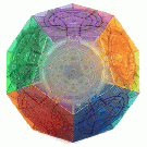 mf8 Triple Crazy Megaminx Transparent