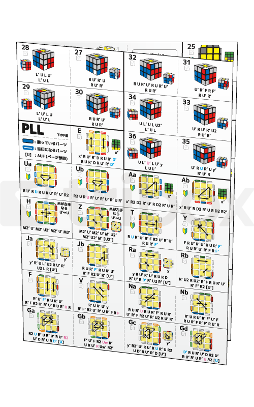 tribox CFOP 手順表 A-2.3