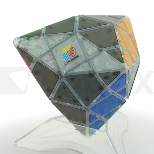 DianSheng Tetra Pyramid 3x3x3 Tiled Transparent
