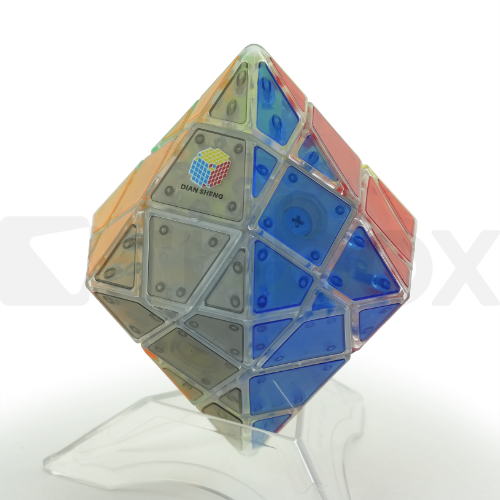 DianSheng Dipyramid 3x3x3 Tiled Transparent