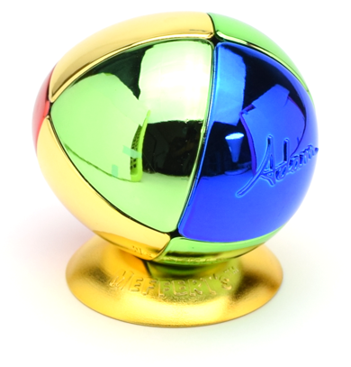 Meffert's 4 Colors Metalised Egg 2x2x2