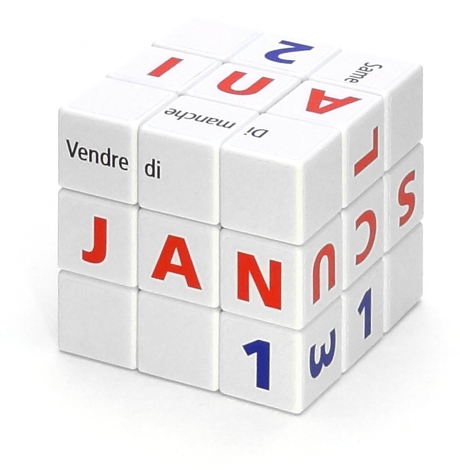 [DIY] Calendar Cube French