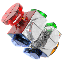 DianSheng Galaxy 2x2x2 Magic Wheel 4EQ M Transparent