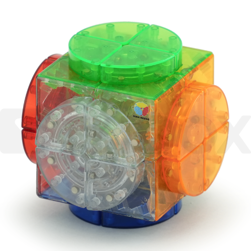 DianSheng Galaxy 2x2x2 Magic Wheel 4EQ M Transparent