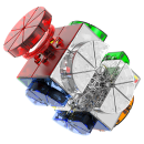 DianSheng Galaxy 2x2x2 Magic Wheel 8EQ M Transparent