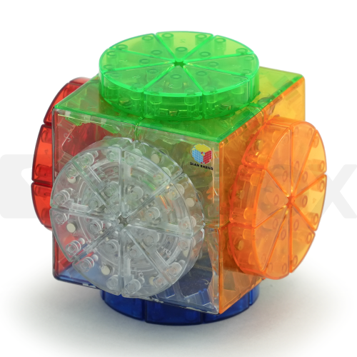 DianSheng Galaxy 2x2x2 Magic Wheel 8EQ M Transparent