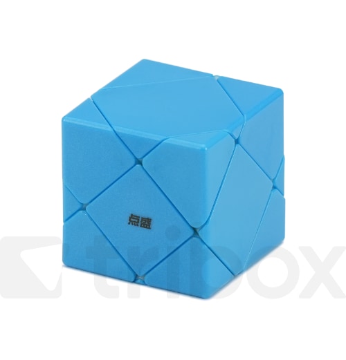 DianSheng Galaxy Mirror Skewb Blue