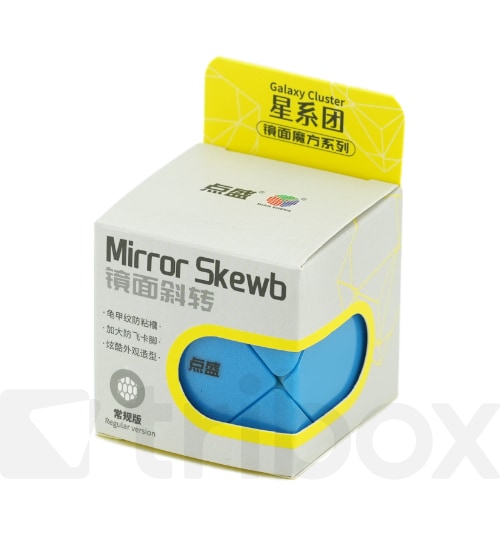 DianSheng Galaxy Mirror Skewb Blue