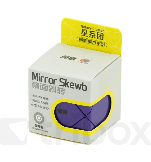 DianSheng Galaxy Mirror Skewb Purple