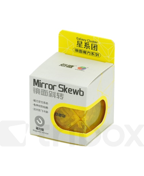 DianSheng Galaxy Mirror Skewb M Clear Yellow