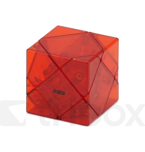DianSheng Galaxy Mirror Skewb M Clear Red