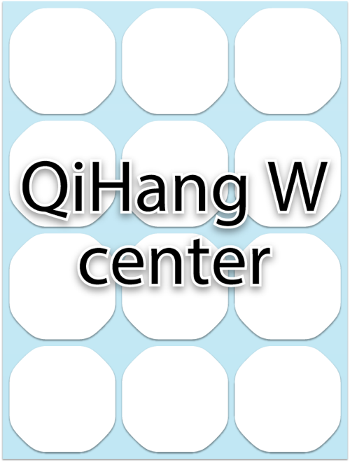 3x3 TORIBOステッカー QiHang W center
