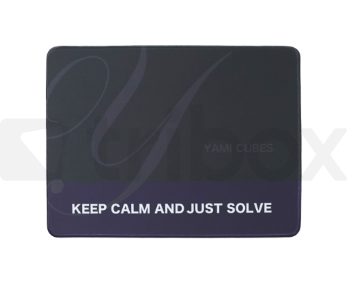 YAMI CUBES キューブマット 「y」 BLUE&SILVER