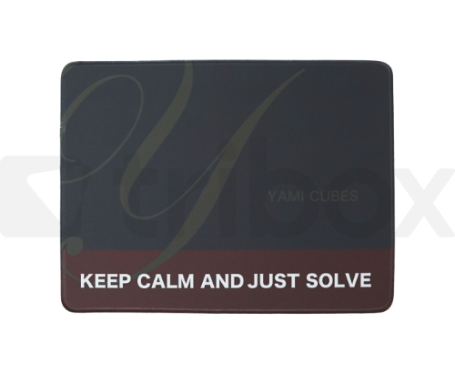 YAMI CUBES キューブマット 「y」 RED&GOLD