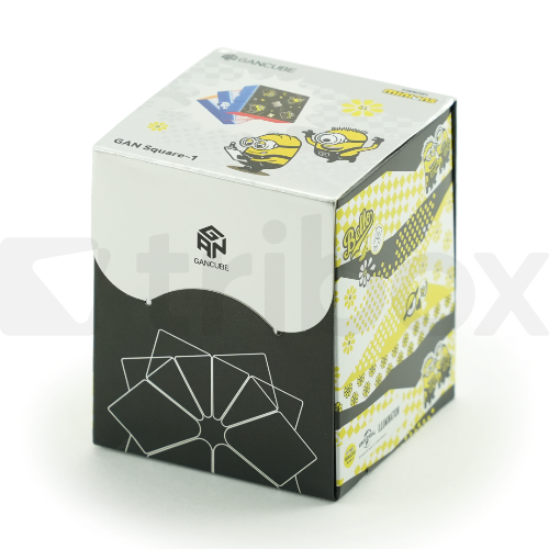 GAN Square-1 Maglev Frosted (White/Black) Minions Edition