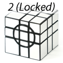 Xu MOD Crazy Mirror Cube 3x3x3 Locked 2 Circles