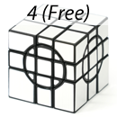 Xu MOD Crazy Mirror Cube 3x3x3 Free 4 Circles