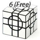 Xu MOD Crazy Mirror Cube 3x3x3 Free 6 Circles