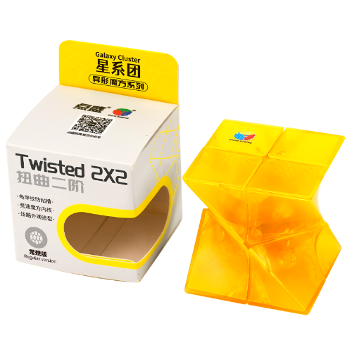DianSheng Galaxy Twisted 2x2x2 Transparent