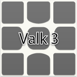 3x3 TORIBOステッカー Valk 3