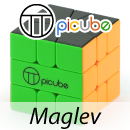 YJ MGC Square-1 Picube Edition Full-Magnetic Maglev (White/Black)