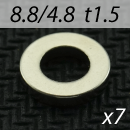 パーツ MoYu Maglev Ring Magnet [A] 外径8.8mm 内径4.8mm 厚さ1.5mm (V9)