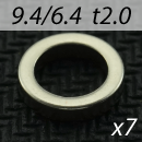 パーツ MoYu Maglev Ring Magnet [C] 外径9.4mm 内径6.4mm 厚さ2.0mm (V10 MC-20)