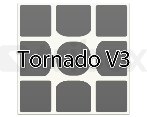 3x3 triboxステッカー Tornado V3