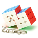 CubeTwist 3x3x3 Double Cube II Keychain Stickerless