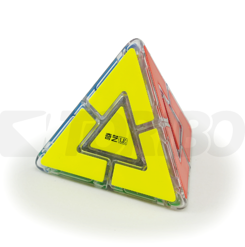 QiYi Pyraminx Duo Tiled Limited Edition Clear