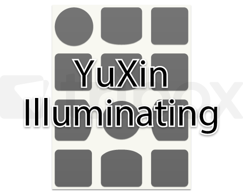 3x3 triboxステッカー YuXin Illuminating Cube 3x3x3