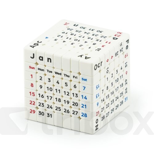 tribox Calendar 7x7x7 Magnetic